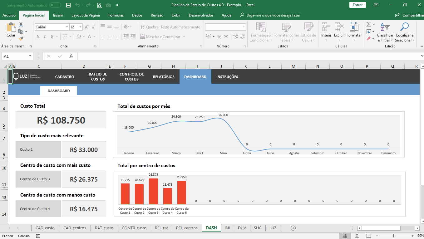 Planilhasvc Planilha De Rateio De Custos Em Excel 40 0576