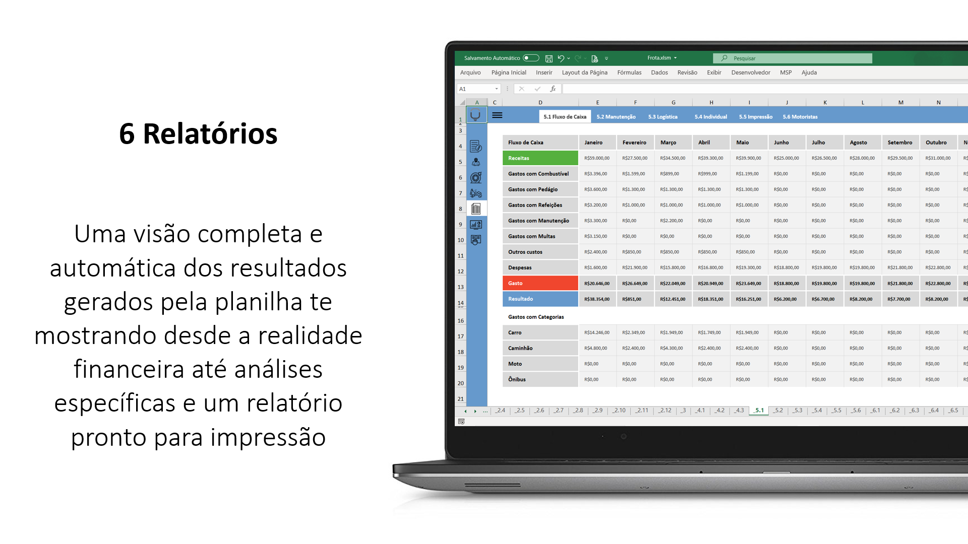 Planilha Controle De Frota 7 0 Planilhas Excel Excelc 9099