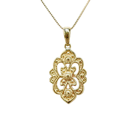 Pendentif en or 'Mandala Doré'