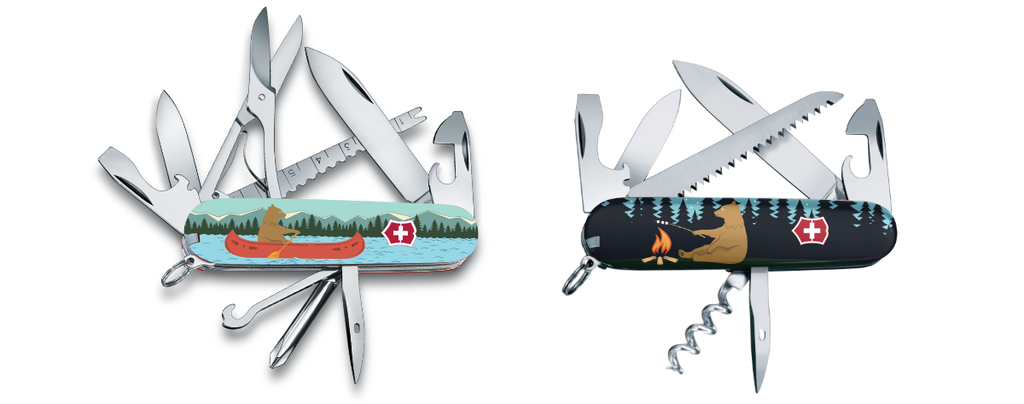 Bear Necessities and Beary Good Catch Exclusive Swiss Army Knives