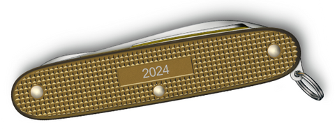These Limited Edition Alox Knives are Engraved with the Year, 2024