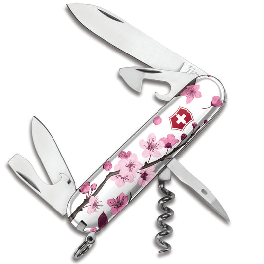 Victorinox Swiss Army 4 Floral Knife, Yellow - KnifeCenter - 3.9050.70