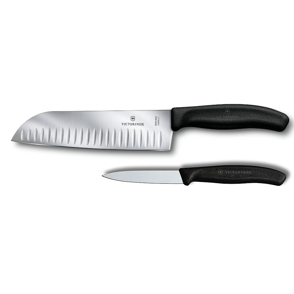 ASETY Kitchen Knife Set with Block- NSF Food-Safe 17 PCS Modern