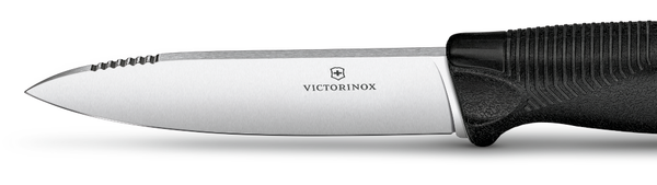 Venture Pro Knife Blade with Drop Point, Jimping and 90-degree Spine