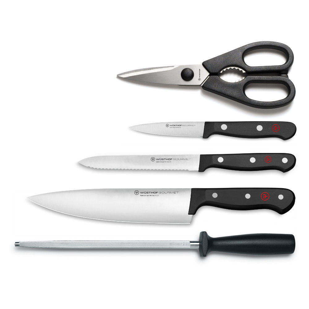 Wusthof Gourmet Stamped 3-Piece Starter Knife Set + Reviews