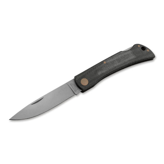 Boker Folding Hunter Knife  Yellow Delrin 110839 - Blade HQ
