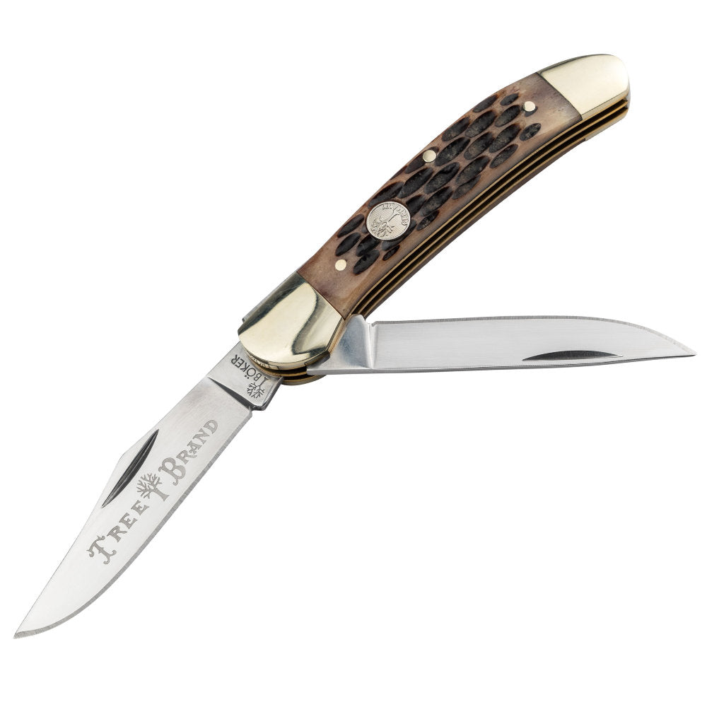 Boker TS 2.0 Jigged Bone Copperhead Folding Knife at Swiss Knife Shop