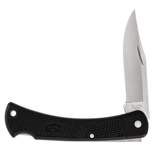  Buck Knives 110 Folding Hunter LT Lightweight Folding Lockback Hunting  Knife with Lanyard Hole & Heavy-Duty Polyester Sheath Included, Nylon  Handle, 3-3/4 420HC Blade, Black : Sports & Outdoors
