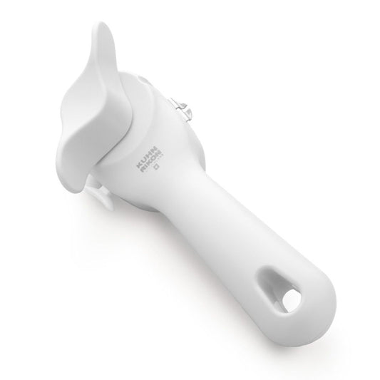 KUHN RIKON White Handheld Strain-Free Gripper Opener for Jars and Bottles