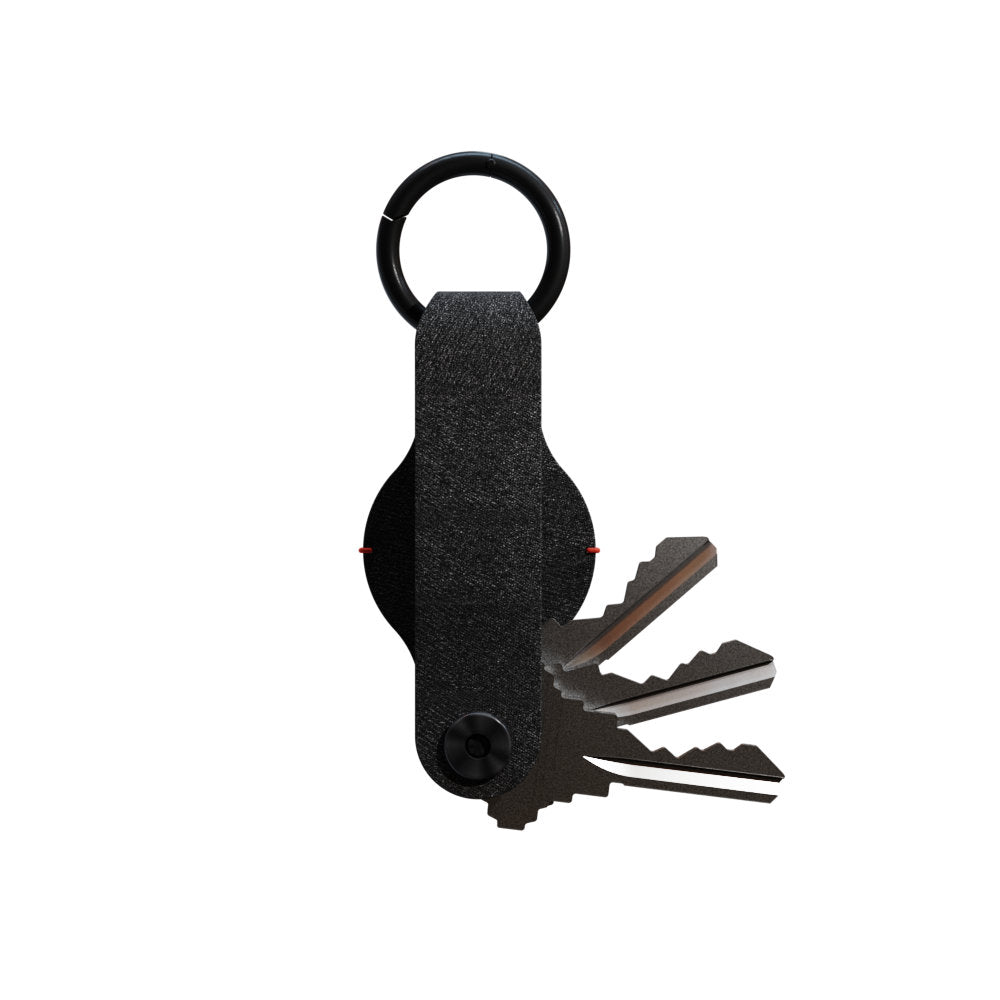 KeySmart Black Air Compact Key Holder for AirTag KS040 - The Home