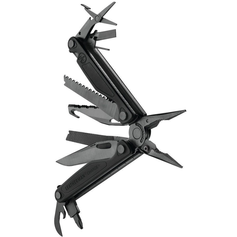 Leatherman Charge Plus Black 19-in-1 Multi-tool with Black MOLLE Sheath at  Swiss Knife Shop