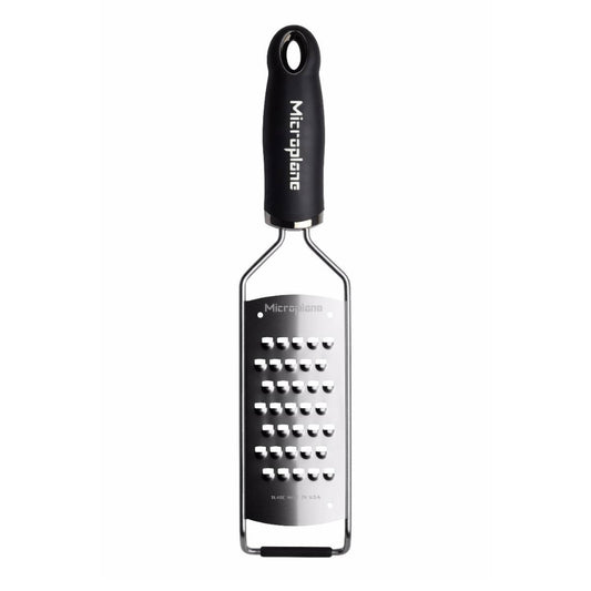 Microplane Elite 5-in-1 Box Grater Holds 2.5 Cups, Non-Slip Grip