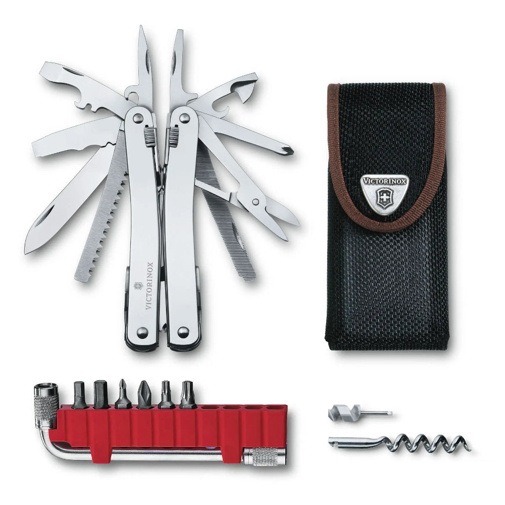 Victorinox SwissTool X Multi-tool with Nylon Pouch at Swiss Knife Shop