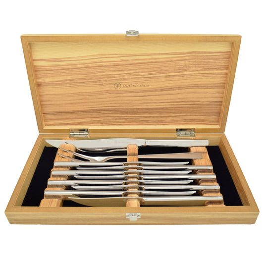 New Zwilling Stainless Steel Porterhouse 8-Piece Steak Knife Set Retails At  $160