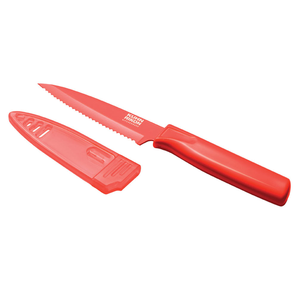 Icel Paring knives 4” serrated Red – Icel Knife