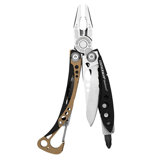 LEATHERMAN, Skeletool RX Multitool with Serrated Knife and Glass Breaker,  Red