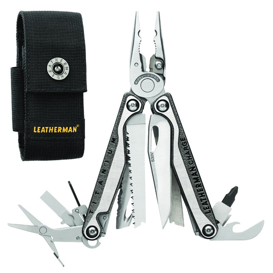 Leatherman Wave Full-Size Multi-Tool, Cap Crimper, Black, MOLLE Sheath -  KnifeCenter - 830489 - Discontinued