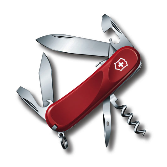  Victorinox Evolution S54 Tool Chest Plus Swiss Army Knife, 32  Function Swiss Made Pocket Knife with Large Blade, Screwdriver and Reamer –  Red : Tools & Home Improvement