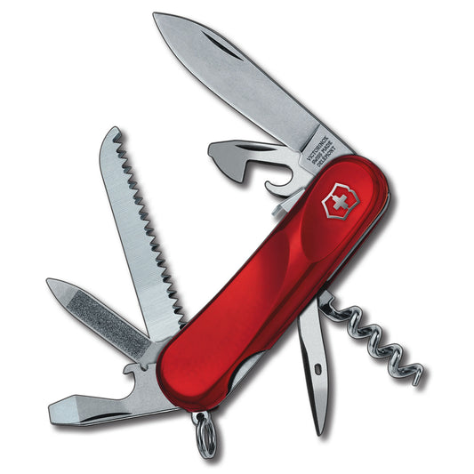 Victorinox Evolution S557 Swiss Army Knife, Evo, Delémont, 85mm, Red – Very  Good – Suncoast Golf Center & Academy