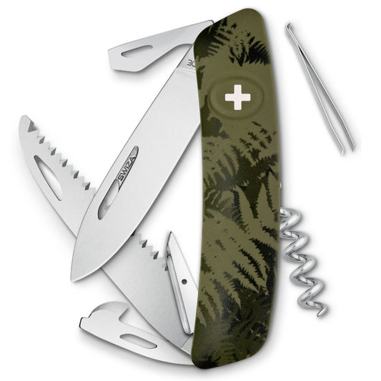 Swiza Garden Floral Knife Black  11% Off Free Shipping over $49!