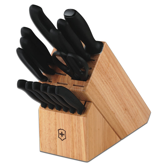 Victorinox SwissClassic 6.7133.5G 5-piece kitchen knife set, black