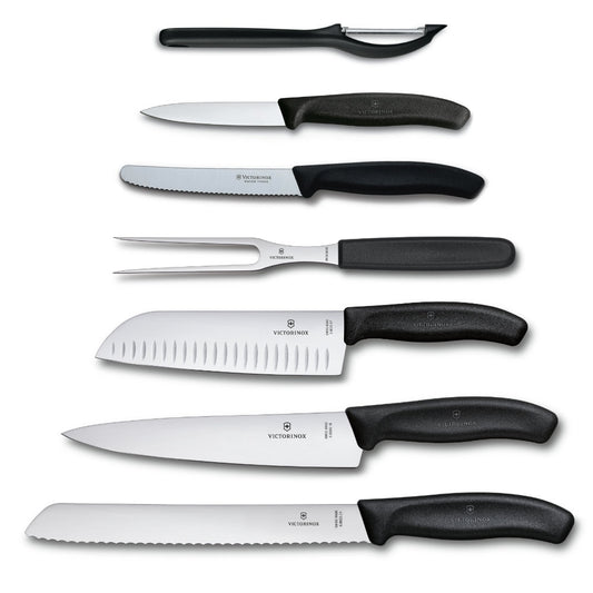 Victorinox Swiss Classic 14-Piece Swivel Knife Block Set