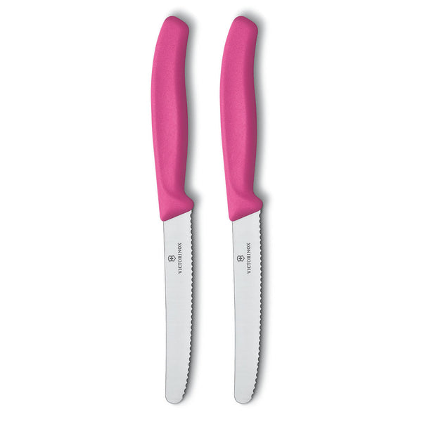 Victorinox Swiss Classic 4 1/2 Serrated Knife Pink