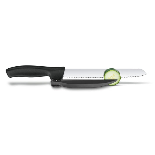 Victorinox Forschner 6-Piece 4.5 Serrated Steak Knife Set, Round Tip,  Black Polypropylene Handle - KnifeCenter - 6.7833-X8