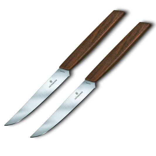 Victorinox Grand Maître Steak Knife in Modified Maple - 7.7200.12G