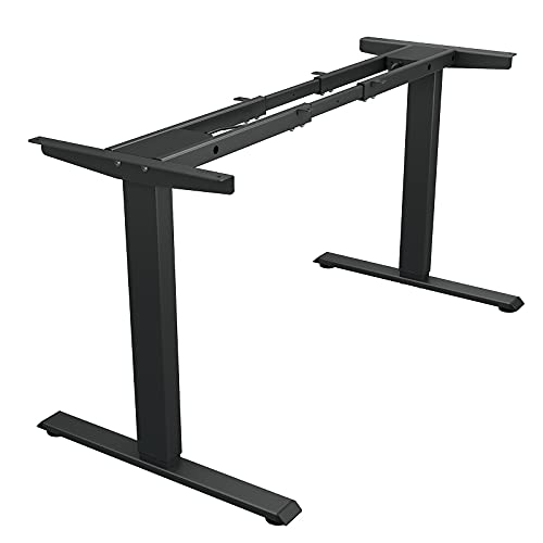 Photo 1 of TOPSKY Dual Motor Electric Adjustable Standing Computer Desk for Home and Office (Black Frame only)