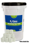 Rx Clear 1-Inch Stabilized Chlorine Tablets | Use As Bactericide, Algaecide, and Disinfectant in Swimming Pools and Spas | Slow Dissolving and UV Protected | 100 Lbs