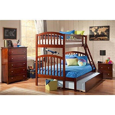 Leo & Lacey Urban Twin Over Full Trundle Bunk Bed