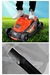 UYZ Lawn Mower, Cordless Home Electric Lawnmower Multifunction Portable Grass Trimmer self propelled Lawn Mower Space Saving Storage Features