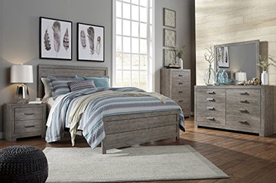 Culverbach Queen Panel Bed Weathered Driftwood - Ashley in Gray