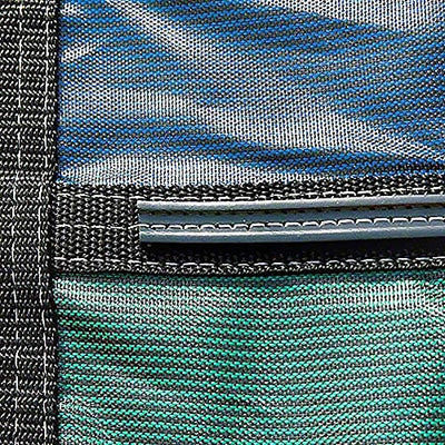 YARD GUARD Deck Lock Mesh 18'x36' Inground Swimming Pool Safety Cover, Blue