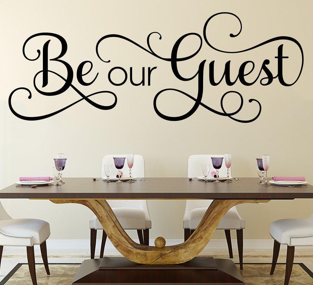 Be Our Guest Wall Art Sticker – SWCreations