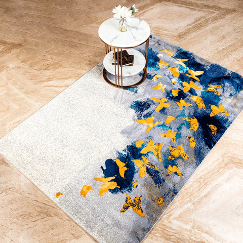 A sky full of Surprises Abstract Floor Rug