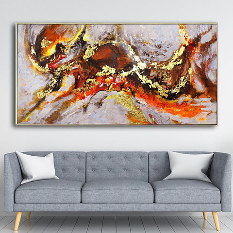 Abstract Modern Art 100% Hand Painted Wall Painting