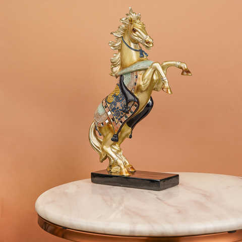 Lizza Jumping Horse Decorative Showpiece