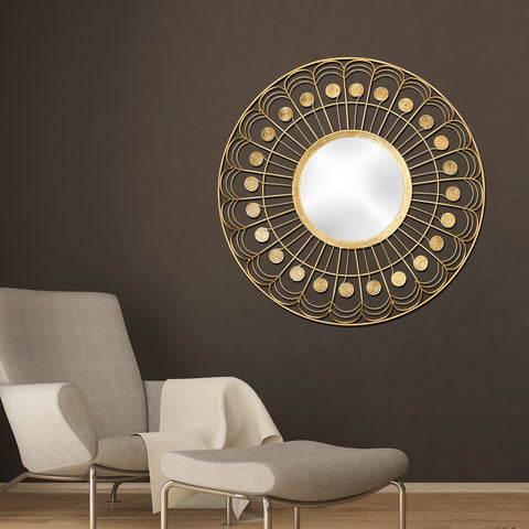 Lustrous Splendour Decorative Wall Mirror