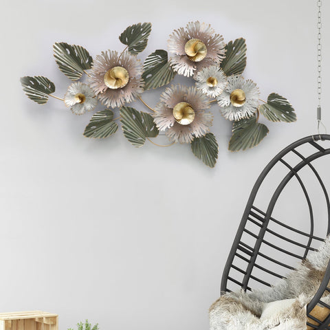 Madison Floral Affair Metal Wall Art