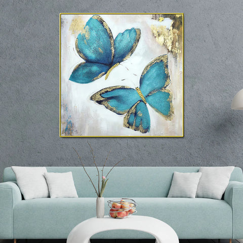 The Butterfly Habitat Framed Canvas Print