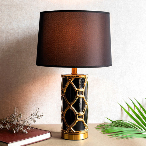 The Midlands Cylindrical Ceramic Table Lamp