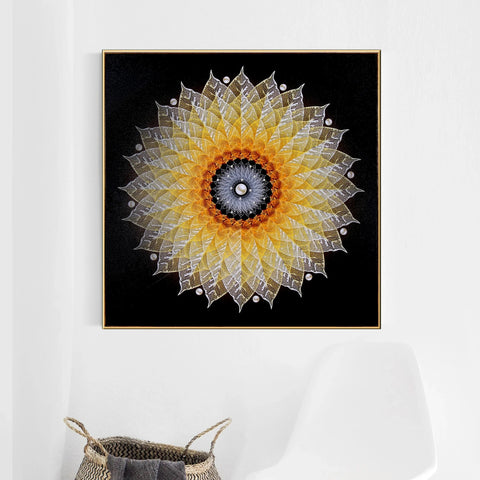 The Solar Prism Framed Canvas Print