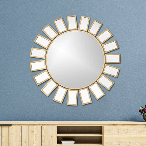 Vougish Sunflower Decorative Wall Mirror