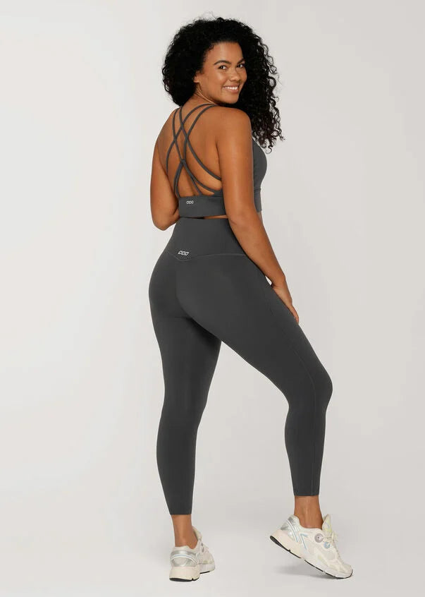 Lotus No Chafe Ankle Biter Leggings - Espresso – Fit & Folly