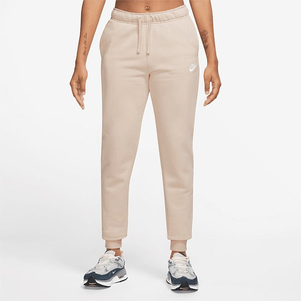 Nike Women's Sportswear Club Fleece Mid-Rise Wide-Leg Sweatpants -  Sanddrift/White • Price »