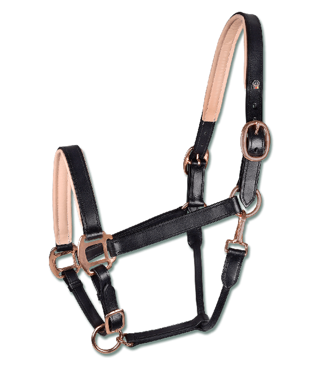 Shires Avignon Padded Leather Halter - Summerside Tack and Equestrian Wear
