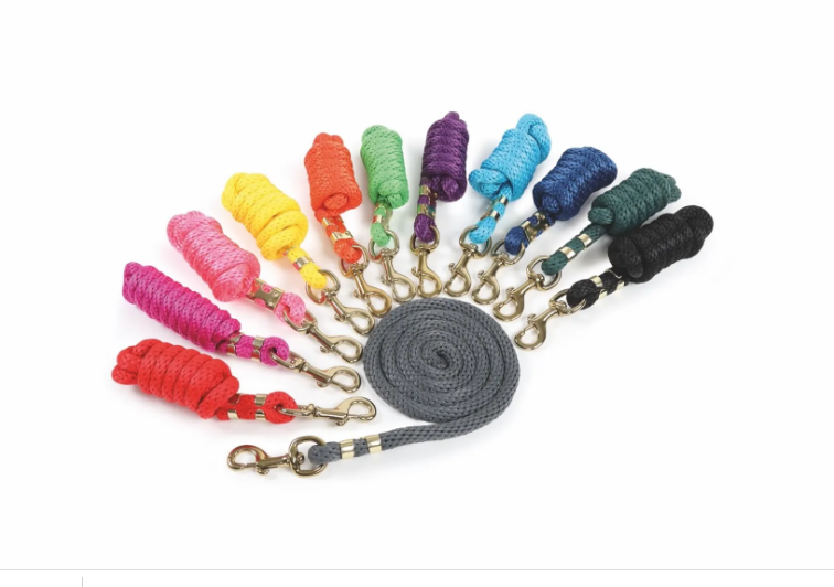 Weaver Solid Coloured Poly Lead Ropes with Chrome Hardware - Summerside  Tack and Equestrian Wear