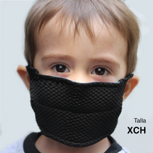 Cargar imagen en el visor de la galería, 1 Talla XCH - Mascarilla de protección / Cubreboca con Fibra de Carbono al 2% 